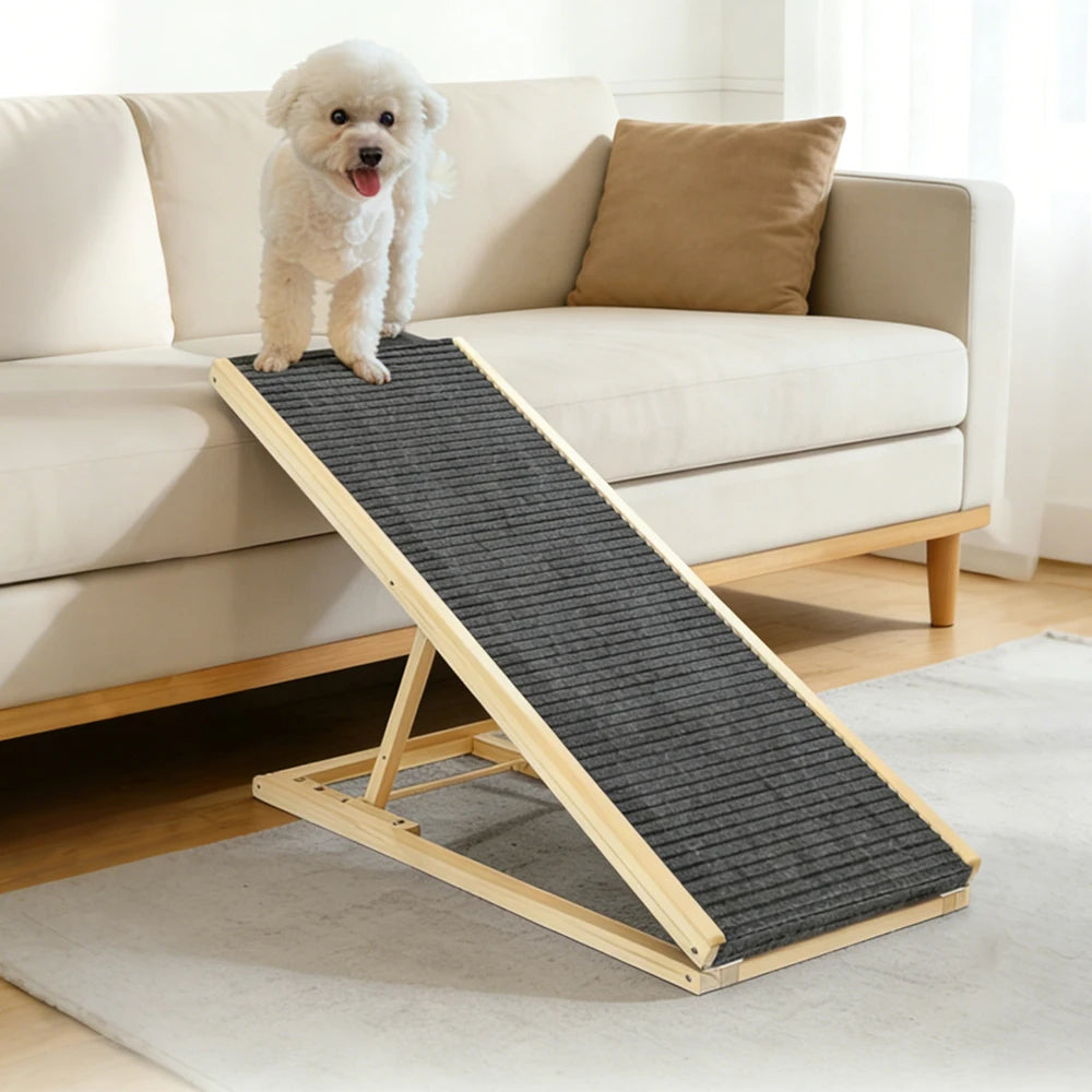 Hunderampe klappbar – höhenverstellbar, 83 x 32 x 53 cm