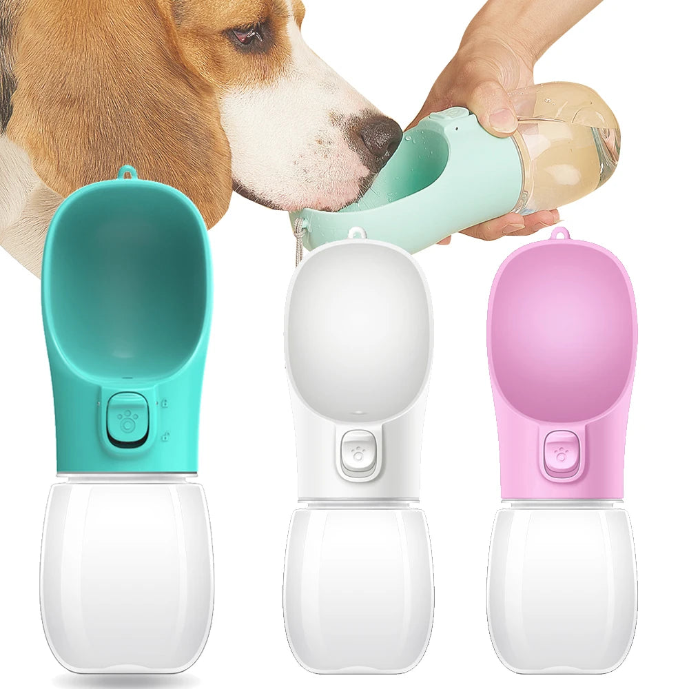 Hunde-Trinkflasche mit integriertem Napf