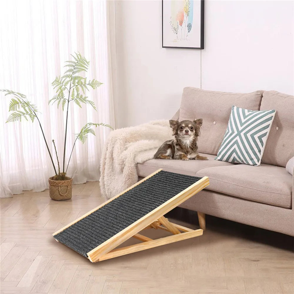 Hunderampe klappbar – höhenverstellbar, 83 x 32 x 53 cm