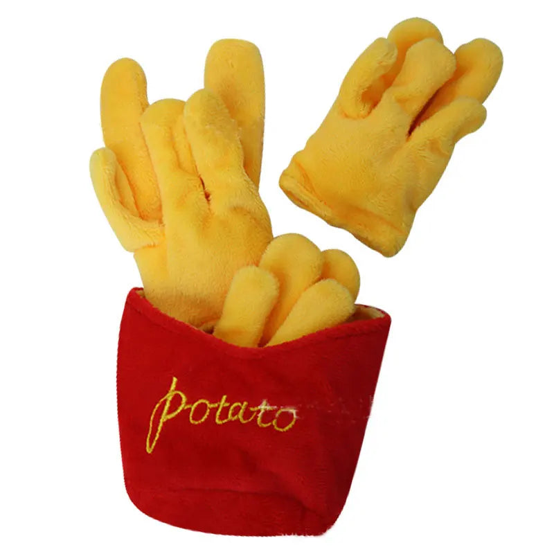 Plüsch-Quietschespielzeug im Set