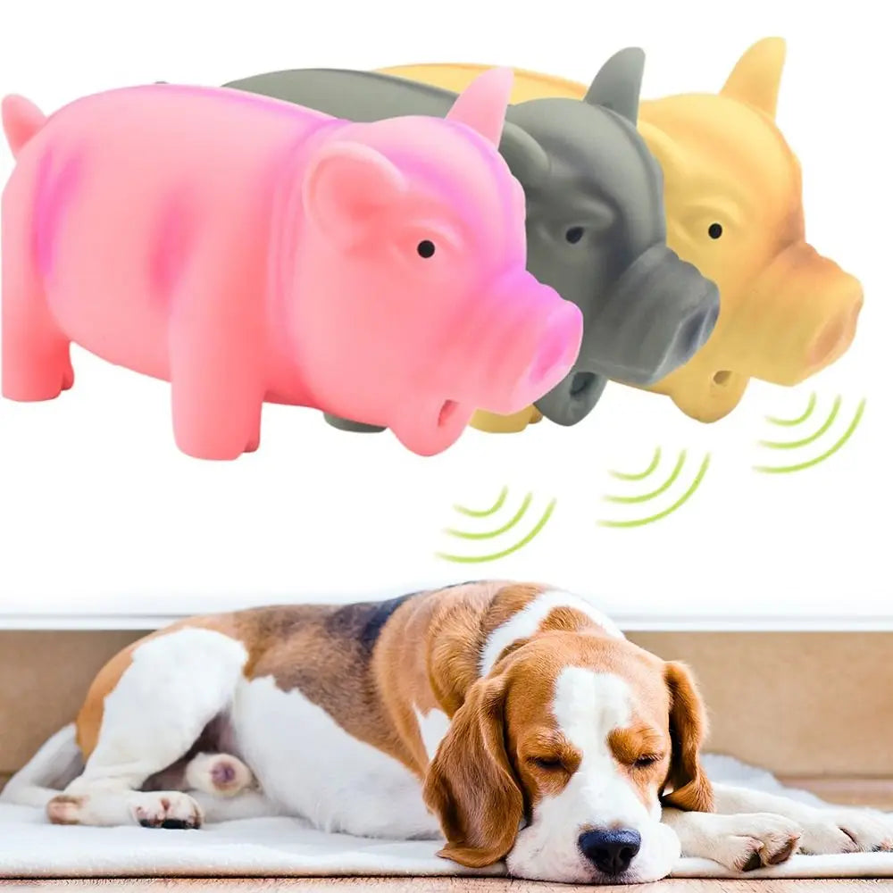 Quietsche-Schwein aus Naturlatex