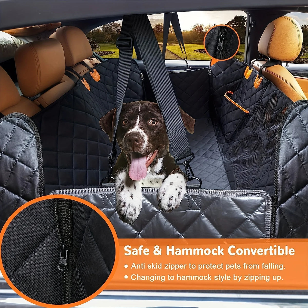 Auto-Schondecke Hund – Rücksitz, wasserdicht & kratzfest