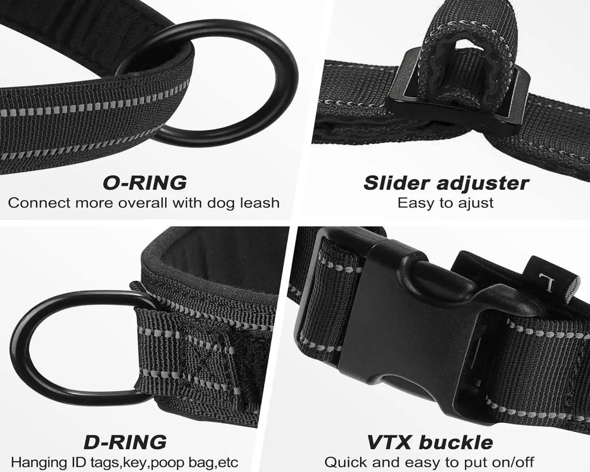No-Pull Hundegeschirr mit Reflektorstreifen
