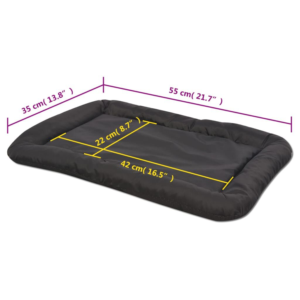 Hundebett Oxford M – Schwarz, wasserabweisend