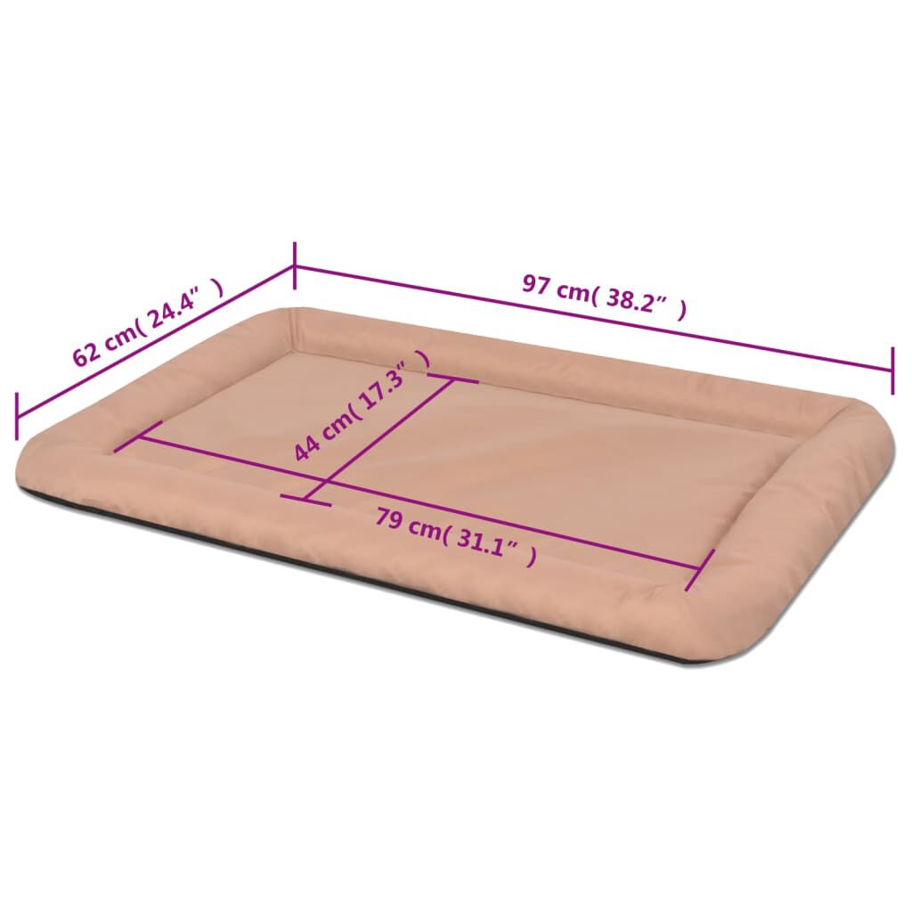 Hundebett Oxford XXL – Beige, wasserabweisend